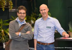 Günter Nussbaumer from Waterdrinker (right) together with a German client (left).